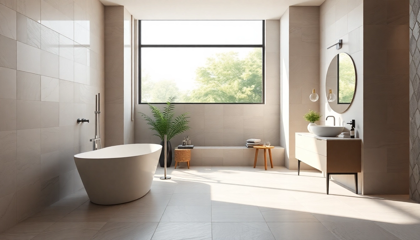 Maîtriser le carrelage de salle de bains : 5 tendances innovantes pour 2025