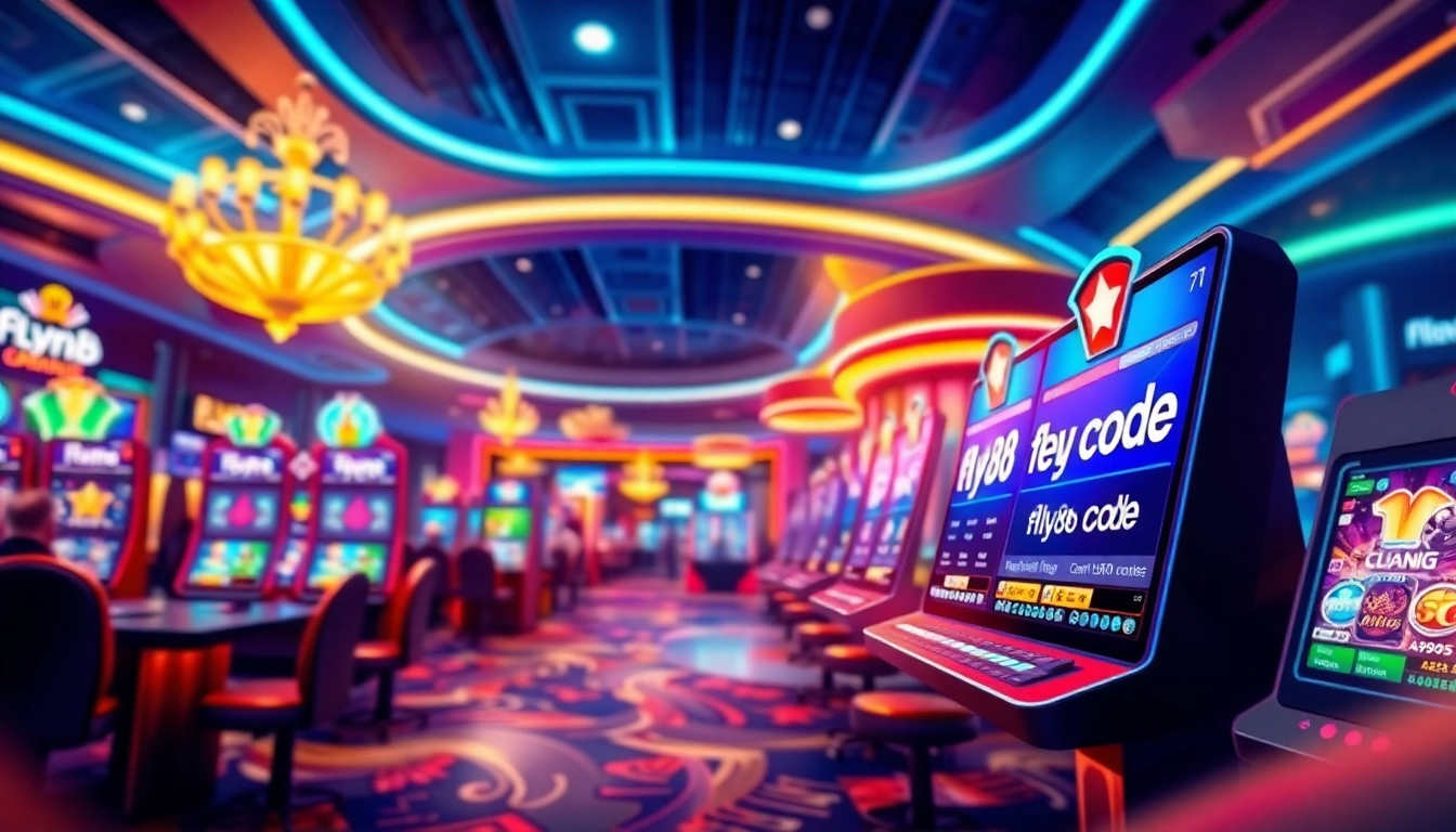 Dynamic scene showcasing fly88 code in a vibrant online gaming environment.