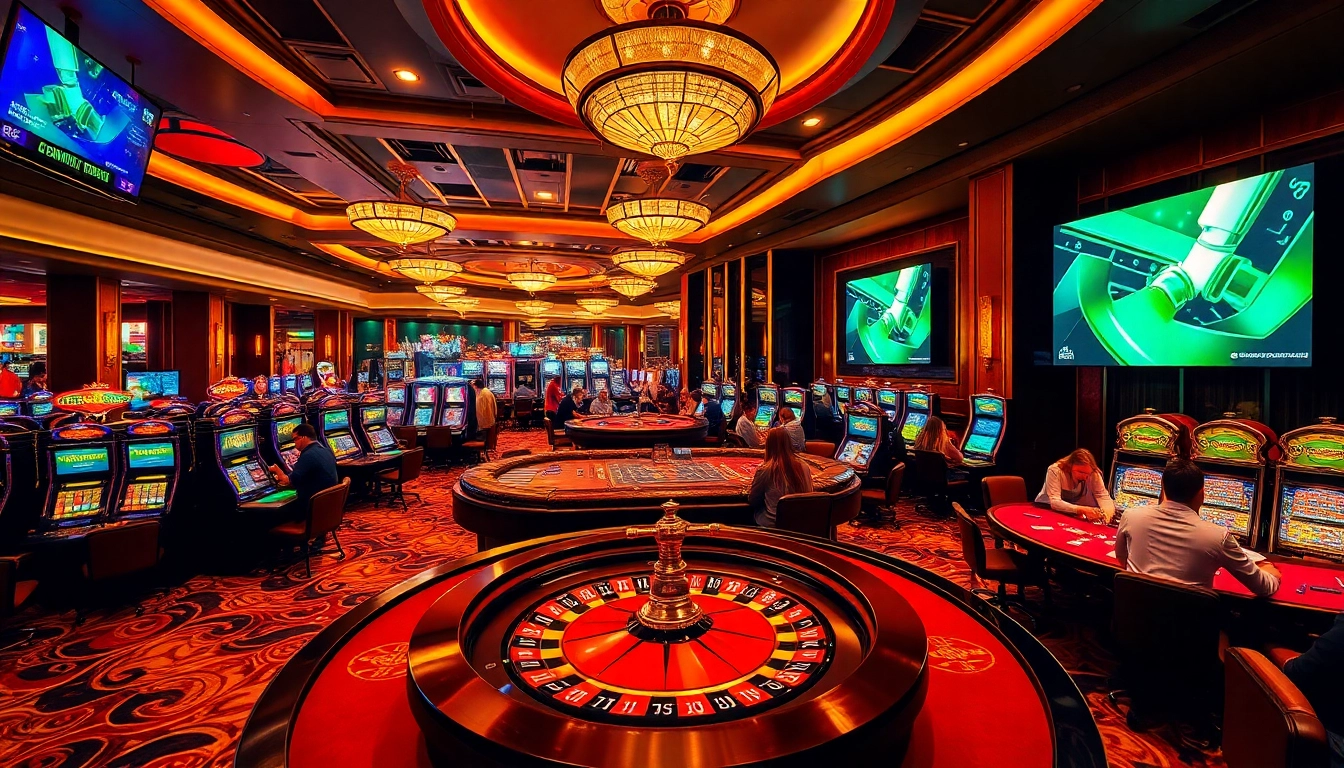 Exciting casino gameplay featuring table interactions, slot machines, and online betting opportunities at https://789winlink.net/.