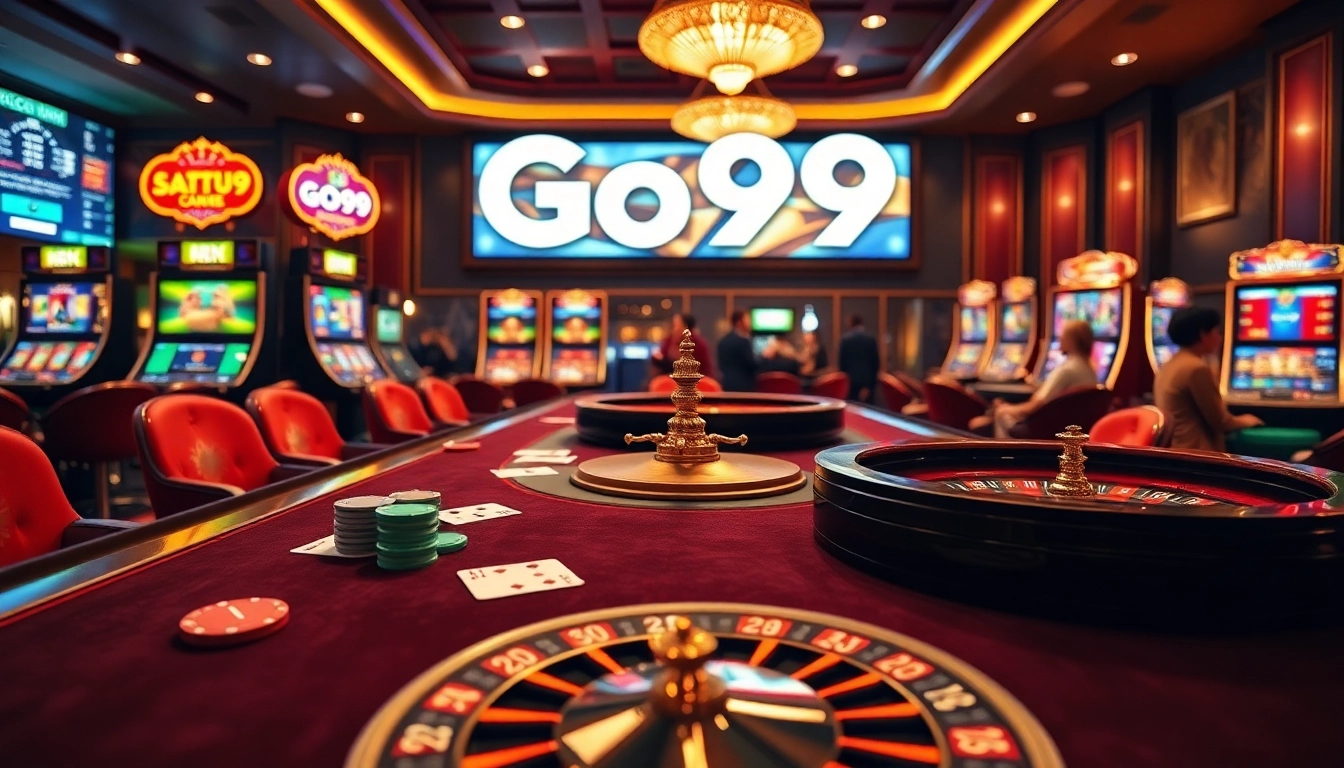 Experience excitement at Go99 with vibrant casino tables, slots, and engaging gameplay.