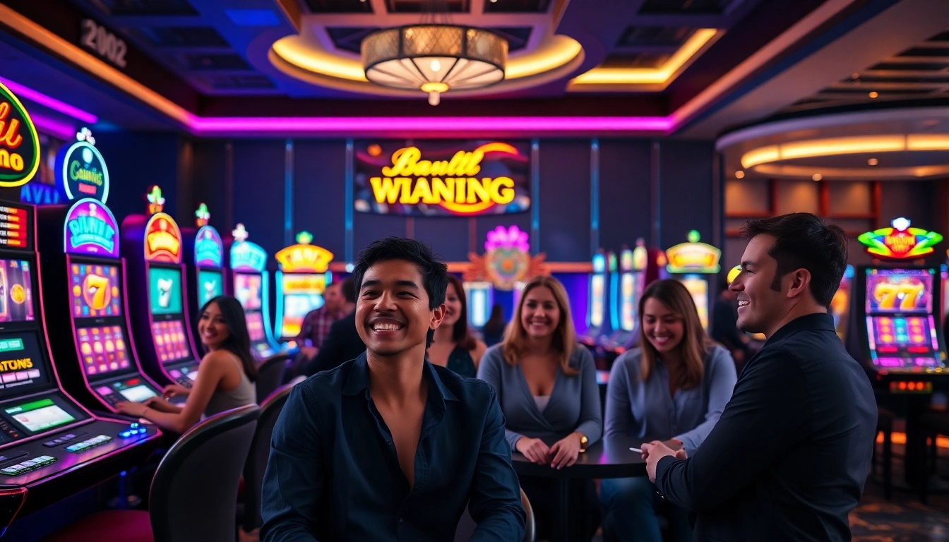 Découvrez le meilleur casino en ligne avec des machines à sous colorées et des joueurs enthousiastes.