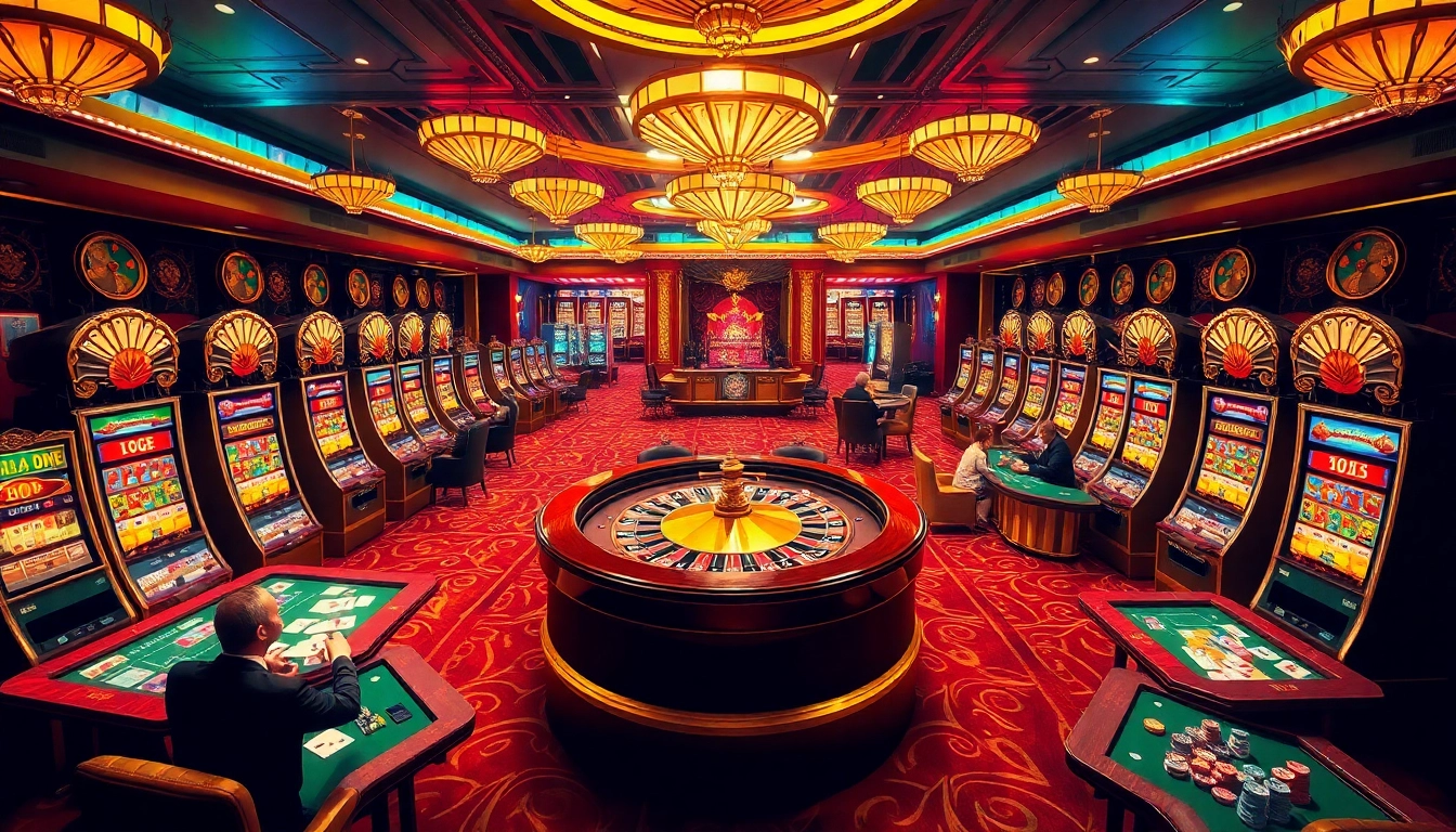 Gambling enthusiasts enjoy live games at https://luongsontv23.com/ with vibrant casino visuals showcasing excitement.