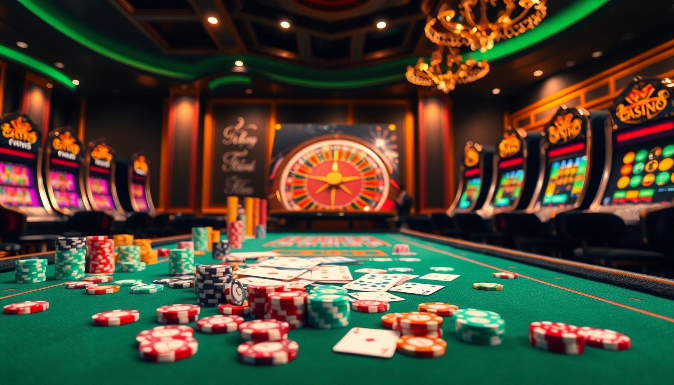 Experience the excitement at the meilleur casino en ligne 2026 with vibrant poker chips and roulette lights.